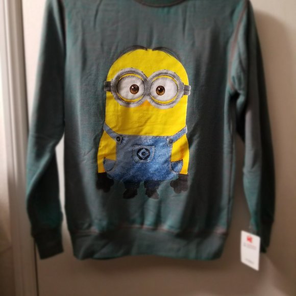 Dispicable me Minions pullover crew fleece new - Picture 2 of 7
